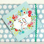 Floral 30th Birthday Card, thumbnail 1 of 5