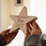 Personalised Written In The Stars Wood Star Gift, thumbnail 5 of 5