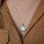 Personalised Handmade Silver Medallion Initial Necklace, thumbnail 4 of 4