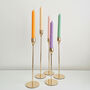 Colourful Pastel Soy Wax Taper Candle And Dinner Candle, thumbnail 6 of 9
