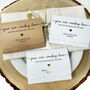Bespoke Wedding Favour Scratch Card Holder Lotto Ticket Wallet, thumbnail 1 of 10