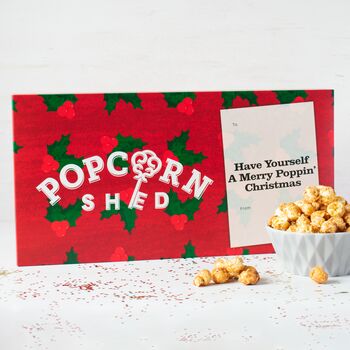 'Merry Christmas' Gourmet Popcorn Letterbox Gift, 4 of 6