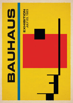 Bauhaus Inspired Abstract Geometric Art Print #07, 2 of 2