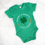 Mummy And Daddy's Lucky Charm Irish Babygrow, thumbnail 1 of 2