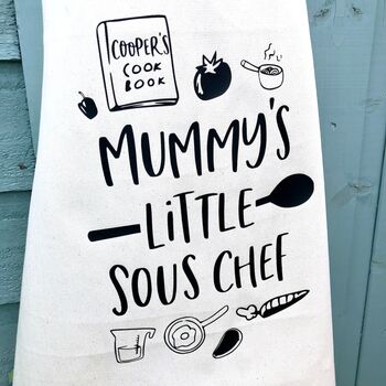 Personalised 'Mummy's Little Chef' Apron, 2 of 11