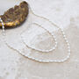 Personalised Freshwater Pearl Necklace And Bracelet Set, thumbnail 2 of 10