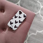 Personalised Black And White Heart Print Phone Case, thumbnail 5 of 5