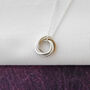 50th Gold And Silver Necklace, thumbnail 5 of 12
