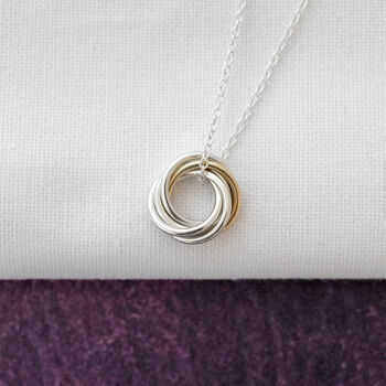 50th Gold And Silver Necklace, 5 of 12