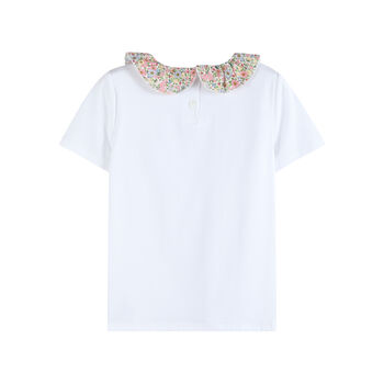 Lucia Pink Collar Floral Top, 3 of 6