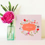 Floral Baby Girl Card, thumbnail 3 of 5