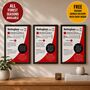 Personalised Birth Year Print Birthday Gift For Nottingham Forest Fans, thumbnail 2 of 11