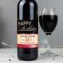 Personalised Happy Birthday Red Wine, thumbnail 1 of 5
