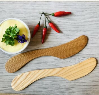 Personalised Handcrafted Wooden Butter, Jam Knife, 4 of 4