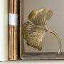 Antique Gold Bookends Lotus Leaf, thumbnail 3 of 3