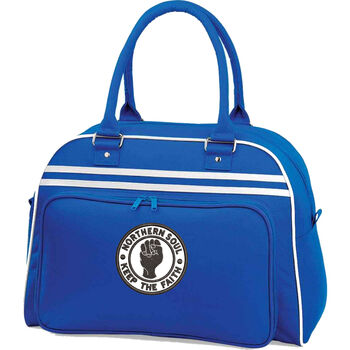 Northern Soul Embroidered Retro Bowling Bag, 4 of 5