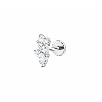Orchid Crystal Helix Earring, 2 of 5