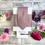 Desert Rose Pin Dots Wedding Tie Set, thumbnail 2 of 6