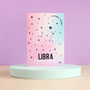 Libra Star Sign Constellation Birthday Card, thumbnail 1 of 6
