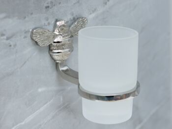 Brass Bee Toothbrush Holder With Bee, 4 of 4