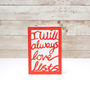 'I Will Always Love Lists' Notebook, thumbnail 5 of 5