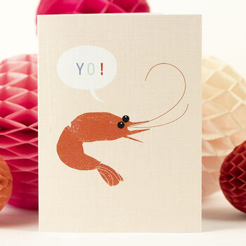 Mini Groovy Prawn Card, 2 of 5