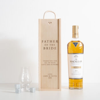 Personalised Father Of The Groom / Bride Bottle Box, 3 of 4