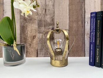 Gold Crown Battery Table Lamp Bedside Or Desk Light, 5 of 10