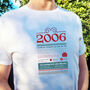 Personalised 18th Birthday Gift 2006 T Shirt, thumbnail 2 of 10