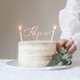 Personalised Name Birthday Cake Topper, thumbnail 1 of 5