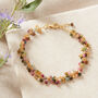 Seed Pearl Cluster Gold Plated Silver Bracelet, thumbnail 9 of 12