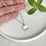Modernist Small Circle Pendant Necklace, thumbnail 1 of 3