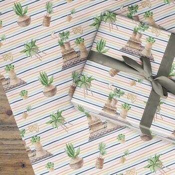 Plant Lady Boho Wrapping Paper, 2 of 3