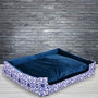 The Richmond Blue And White Floral Pet Bed, thumbnail 4 of 11