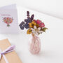 Wooden Wildflower Bouquet Of Birthday Flowers, thumbnail 2 of 8
