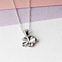 Jasmine Sterling Silver Flower Necklace, thumbnail 3 of 12