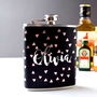 Personalised Triangle Leather Hip Flask, thumbnail 2 of 4