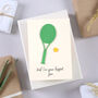 Personalised Tennis Birthday Sport Card For Him, thumbnail 1 of 3