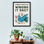 'Winging It Daily' Print, thumbnail 2 of 3