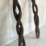 Vintage Handcarved Wooden Salad Servers, thumbnail 5 of 6