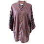Navy Floral Viscose Summer Jacket, thumbnail 8 of 8