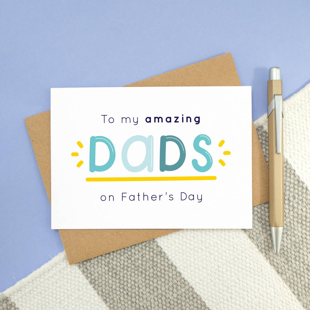 Amazing Dads Father's Day Card By Joanne Hawker