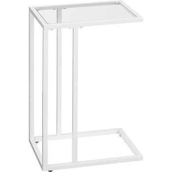 C Shaped Side Table Sofa Table Laptop Coffee Table, 6 of 9