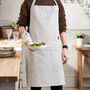 Personalised Riseley Cotton Stripe Apron, thumbnail 3 of 8