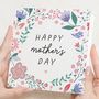 Wild Flowers Floral Mothers Day Card For Mum, thumbnail 1 of 7