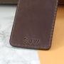 Personalised Italian Leather Luggage Tag, Initials, thumbnail 5 of 9