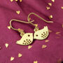 Cute Lovebird Earrings, thumbnail 3 of 7