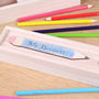 Personalised Wooden Pencil Case Teacher Thank You Gift, thumbnail 9 of 9