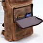 Leather Laptop Tote Backpack, thumbnail 3 of 10