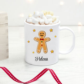 Personalised Gingerbread Kids Polymer Mug, 3 of 5